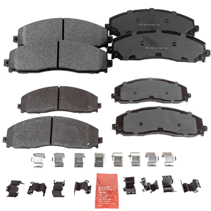 Front & Rear Brake Pads Set for F250 Truck F350 F450 Ford F-250 Super Duty F-350