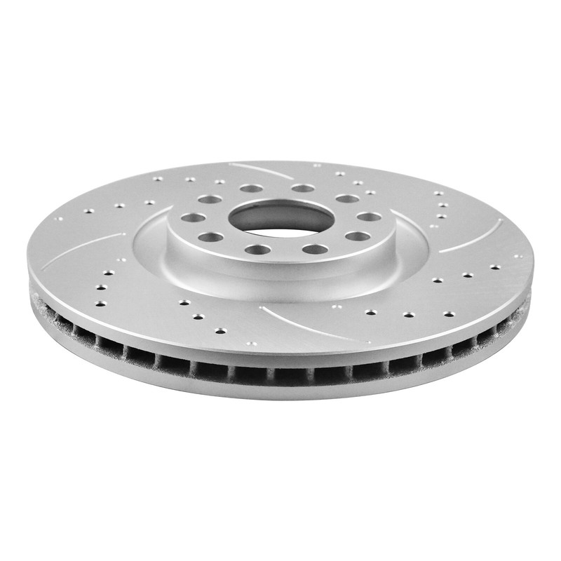 Front Drilled Rotors + Ceramic Brake Pads for 2007-2012 Nissan Sentra Versa Cube gallery