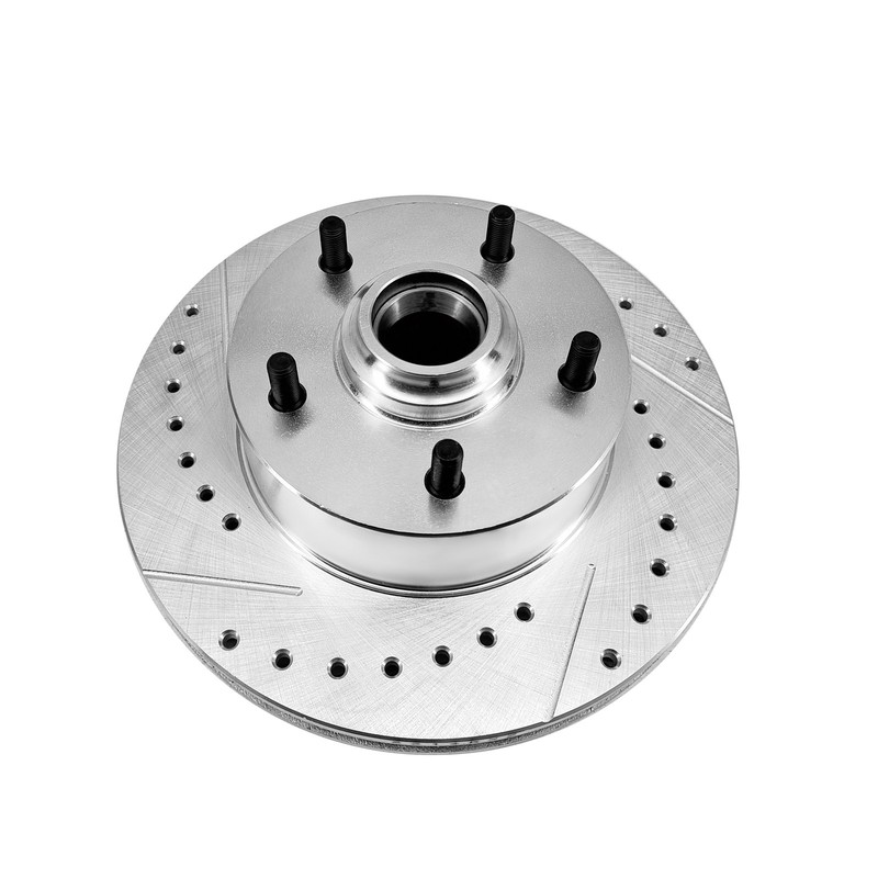 Complete 11 In Front Disc Brake Kit,Drilled/Slotted,Fits Mustang II,Pinto,Bobcat gallery