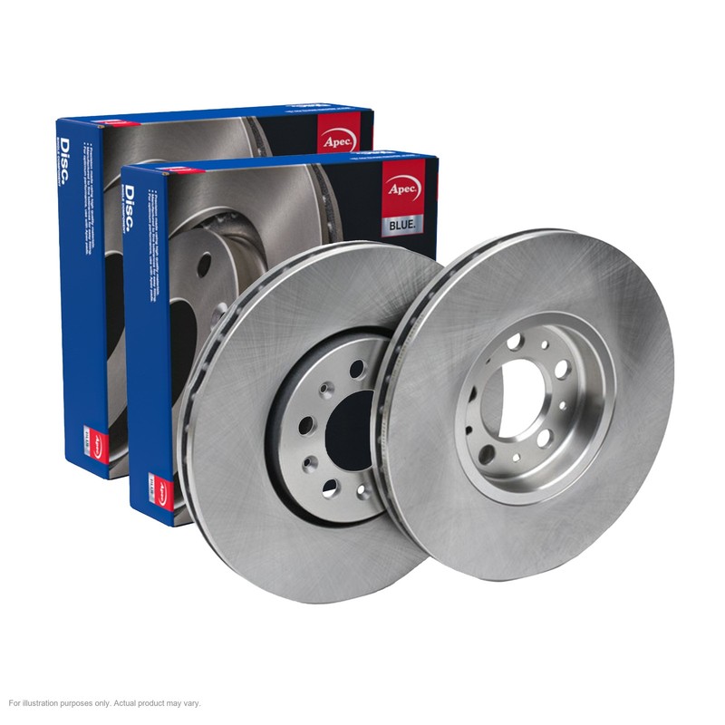 2x APEC Front Brake Discs For SKODA ROOMSTER Praktik (5J) 51kW/70HP/1422cc SDK60