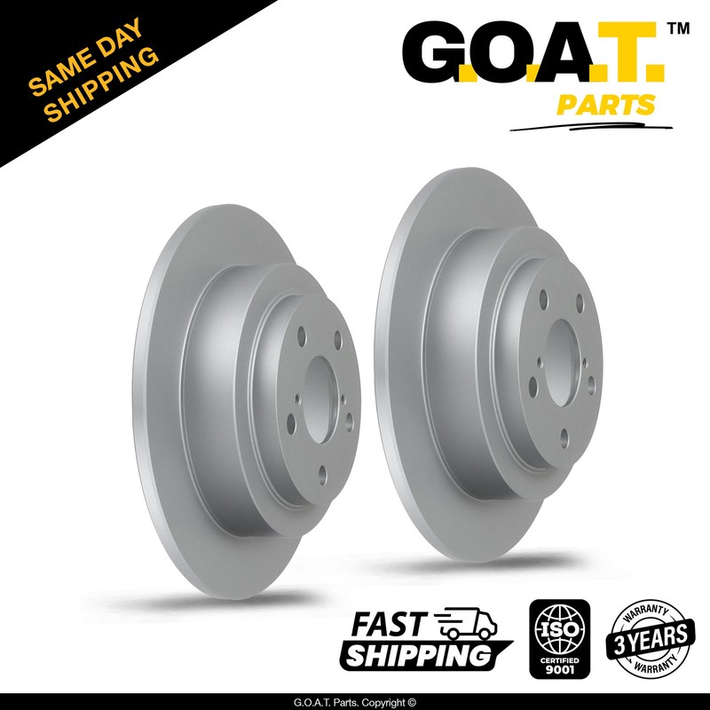 Rear Brake Rotors Set for 05-06 Saab 9-2X 98-08 Subaru Forester Impreza 10.46 in