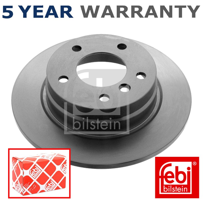 Febi Rear Brake Discs Fits BMW 3 Series 1990-2006