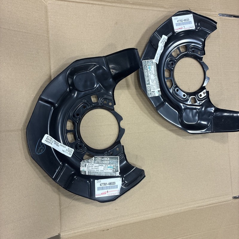 OEM Toyota Lexus Brake Dust Covers Backing Plates Camry Highlander Rx300 Es300