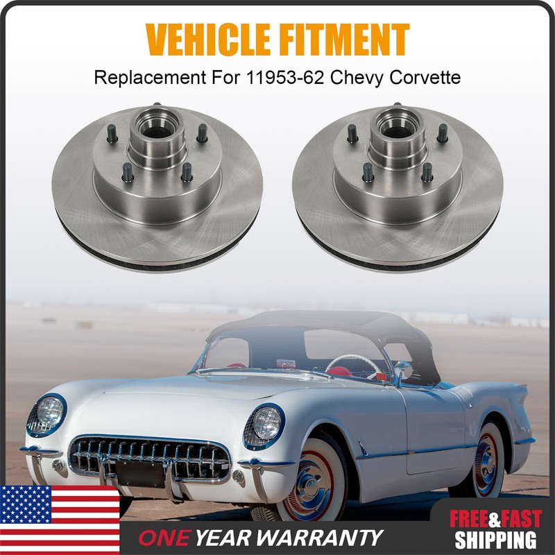 Disc Brake Conversion Kit Front For Chevy 1949-54 Corvette 1953-62 5 on 4.75" gallery