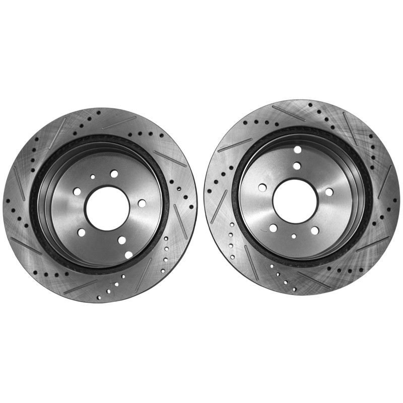 303mm Rear Drilled Brake Rotors For Chevy Equinox Captiva Sport Pontiac Torrent gallery