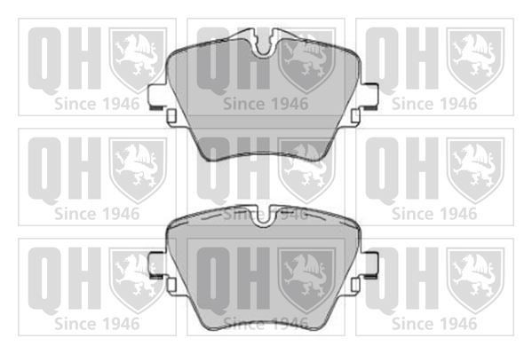 Quinton Hazell Replacement Braking System Front Axle Brake Pad Set - BP1859 gallery