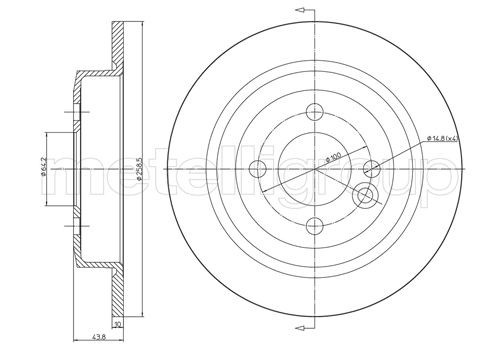 CIFAM 800-667C Brake Disc for MINI gallery