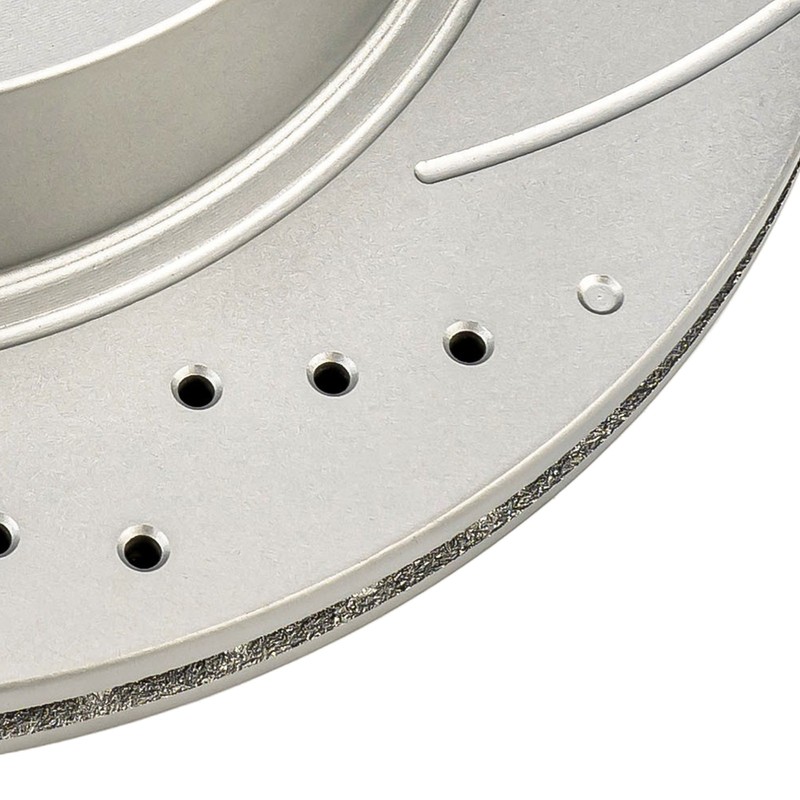 For 2005-2012 Nissan Pathfinder 2004 Pathfinder Rear Drilled & Slotted Rotors 2x gallery