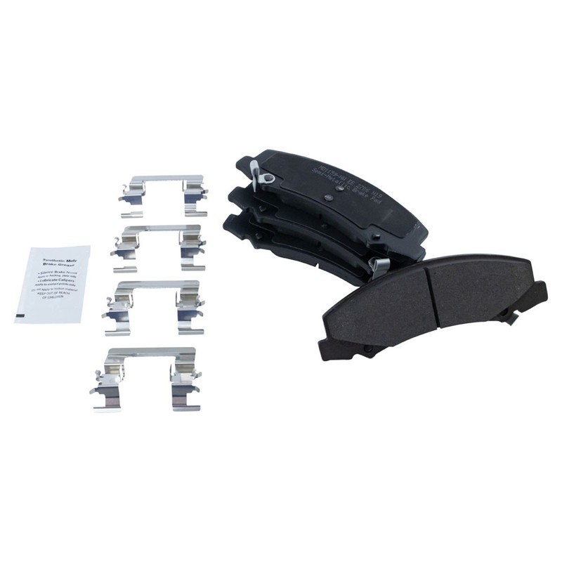 Premium Posi Metallic Brake Pad & Rotor Kit Front & Rear Kit w/Chemicals gallery
