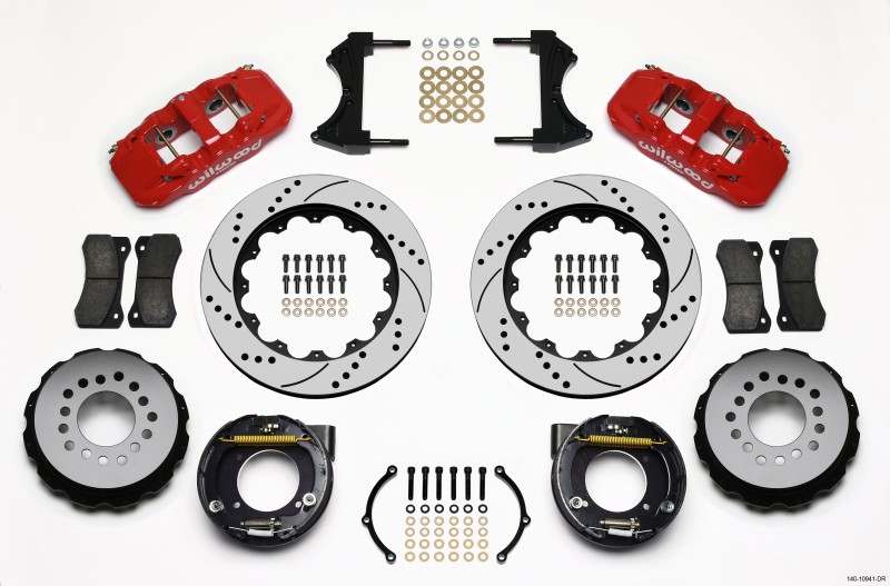 Wilwood Brakes 140 10941 Dr W4a Rear P Brk Kit 14 00In Dri