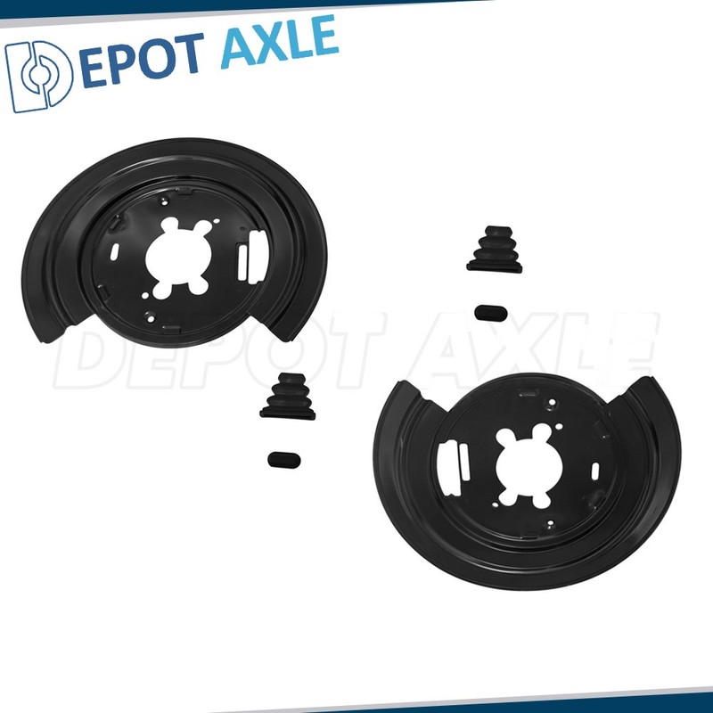Pair Rear Brake Backing Plate for Ram 1500 2002 – 2007 Dodge Durango 2003-2006