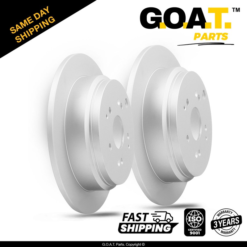 Rear Brake Rotors Set for 2002-2004 Honda Odyssey Replacement 12.31 inch