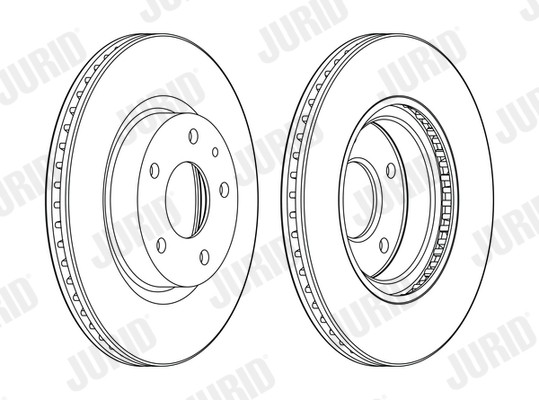 JURID 563119JC Brake Disc for Mazda