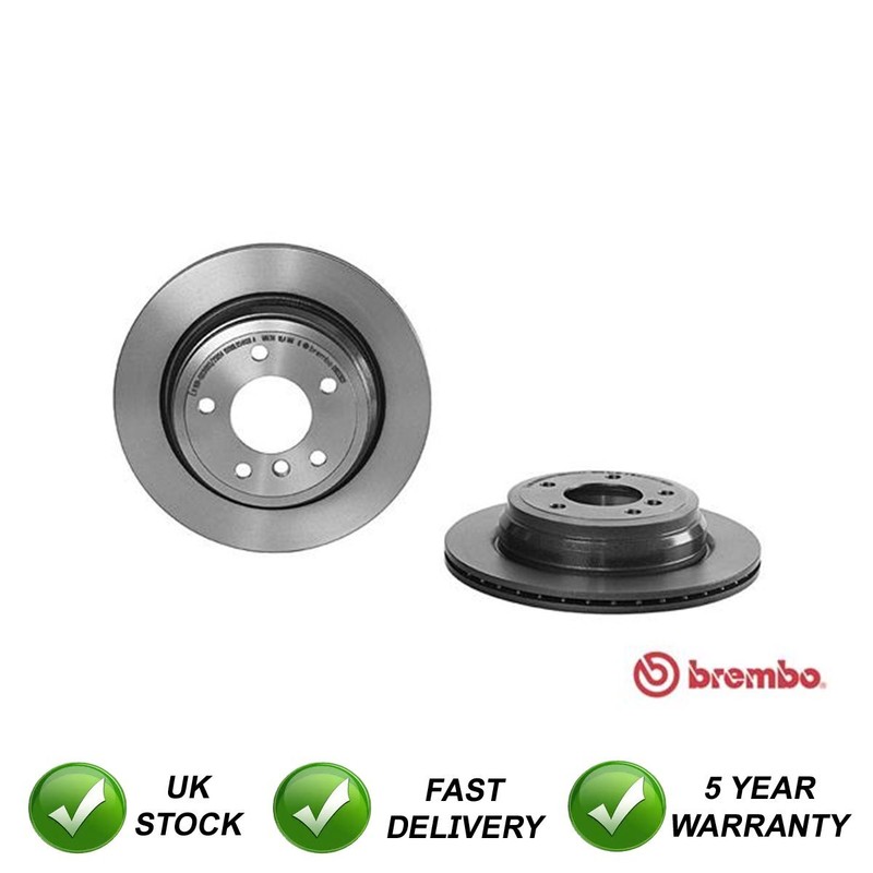 2x Discs Rear SJR Fits BMW 3 Series 2004-2013 X1 2009-2015 1 Series 2005-2011