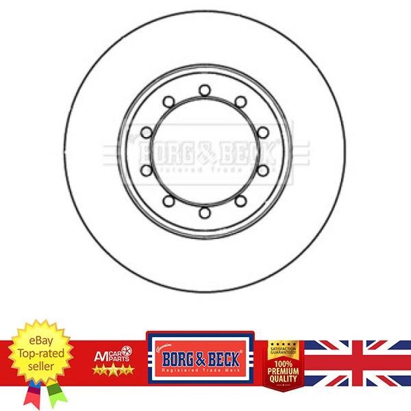 Brand New Brake Disc For Ford TRANSIT 06-14 1488311 BORG & BECK BBD5301
