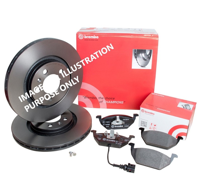 FOR BMW 420d 2.0 F32, 420d 2.0 F33 BREMBO FRONT BRAKE DISCS 312MM&BRAKE PADS SET
