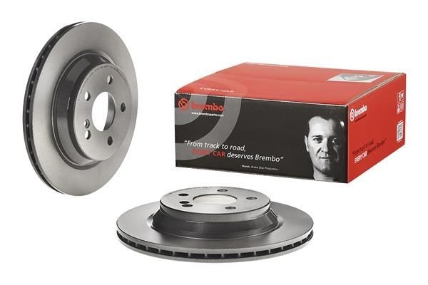2X Brembo 09.C941.11 Rear Vented Brake Discs Fits Mercedes 38S S-Class Sl