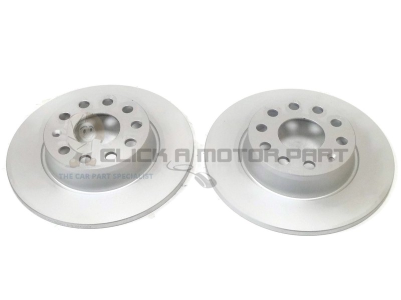 VW GOLF MK6 ESTATE 1.4 1.6 TDi 08-12 REAR 2 BRAKE DISCS 272MM CHECK SIZE