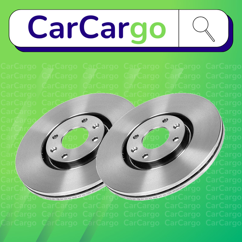 Premium Vented Front Brake Discs Peugeot 208 1.6 HDi 90 2019-2024 302 mm