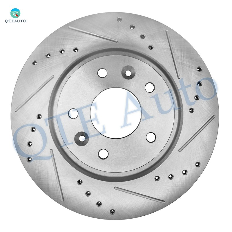 Set of 4 Front 296-Rear 292 Drilled Brake Disc Rotors For 2017-2020 Nissan Rogue gallery