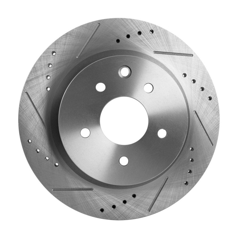 For Nissan Z 2023 Brake Discs Rear Natural 2-Wheel Set Vented Drilled/Slotted gallery