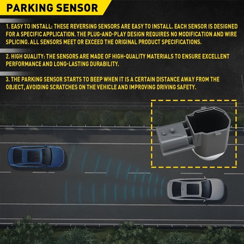 4-40x For 2017-2018 Nissan Pathfinder 3.5L Titan 5.6L Parking Sensors Front Rear gallery