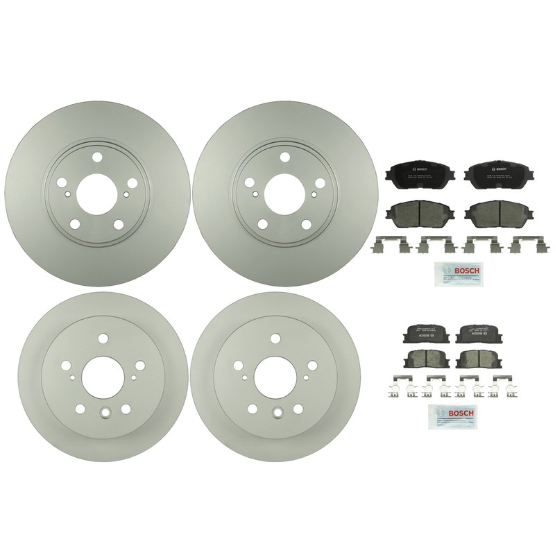 Bosch Front 295mm Rear 268mm Brake Kit Disc Rotors Ceramic Pads For ES300 ES330