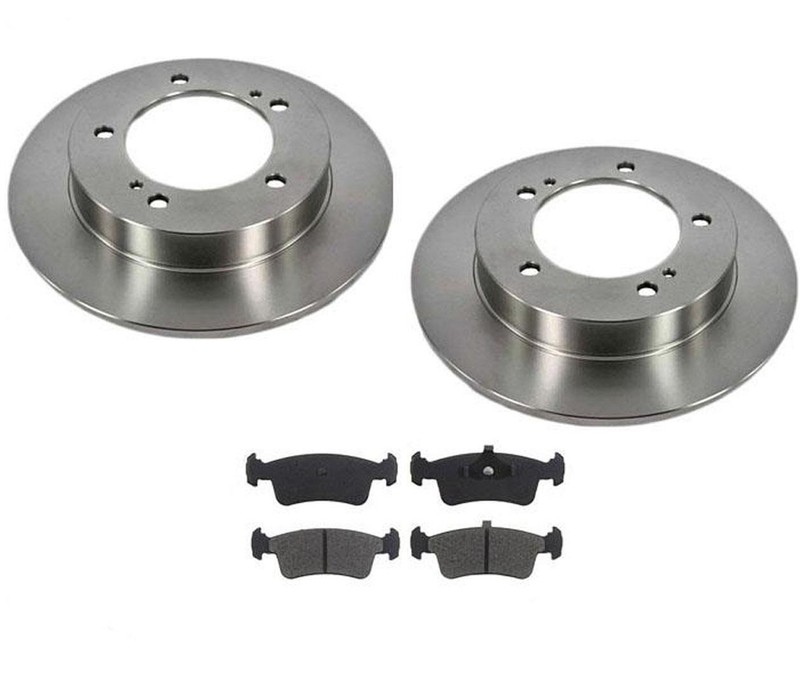 Front Premium Brake Rotors & Brake Pads Set for Suzuki Samurai 1986-1994