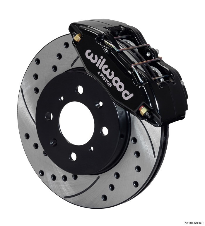 Wilwood Forged DPHA Front Caliper Slotted Rotor Pad Kit For Honda Acura 262mm gallery