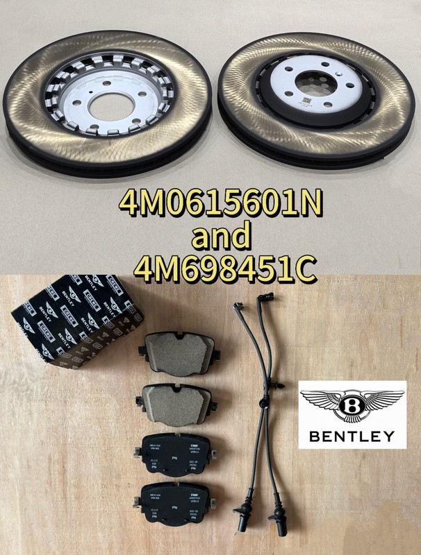 GEN For 2017-2020 Bentley Bentayga 6.0L/3.0L rear brake pads and rotors USA