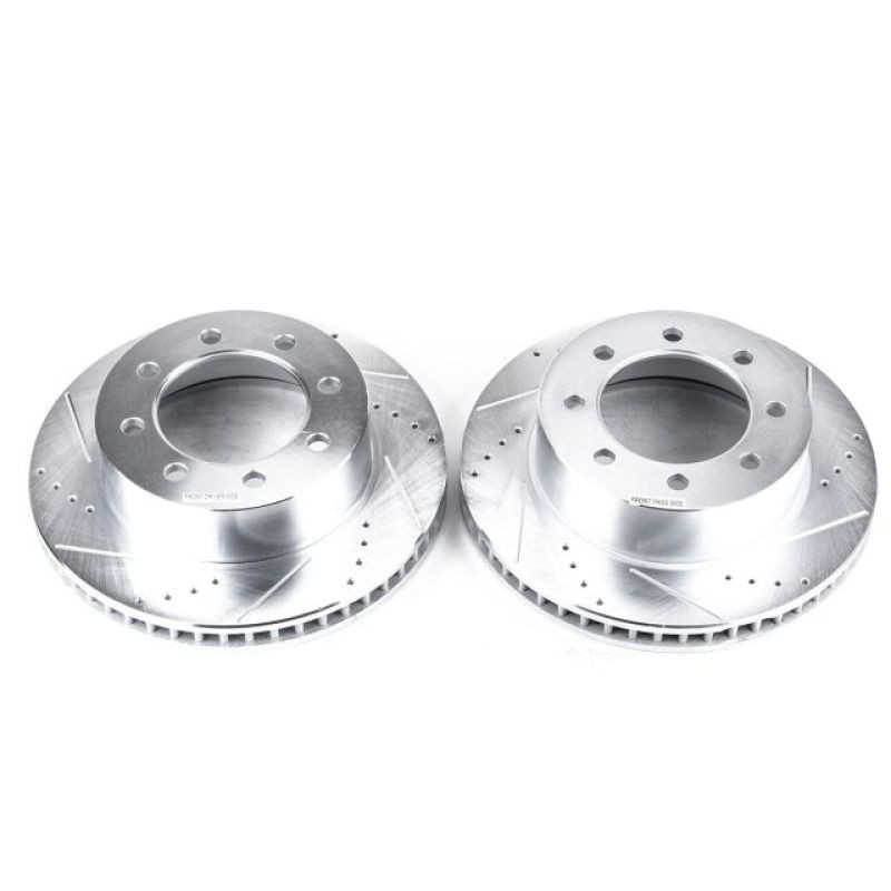 PowerStop AR8771XPR Drilled & Slotted Rotors for Dodge Ram 2500 & 3500, Front