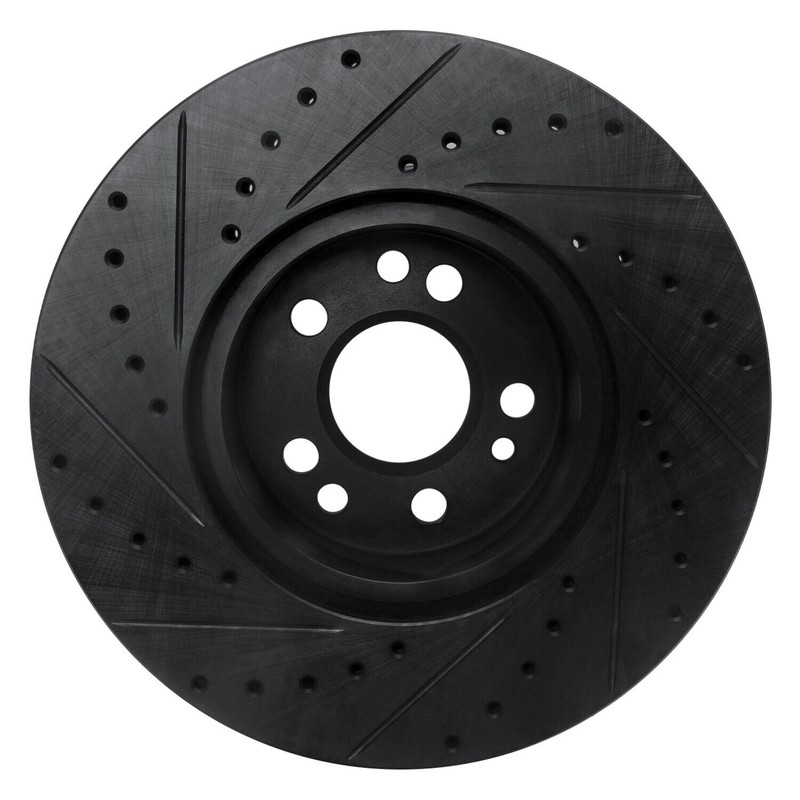 For Mercedes-Benz S320 94-99 Brake Rotor eLINE Drilled & Slotted 1-Piece Front gallery