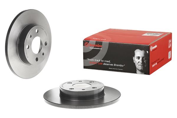 2x Brake Discs Pair Solid fits FIAT MAREA 185 Rear 2.0 2.4D 96 to 03 240mm Set gallery