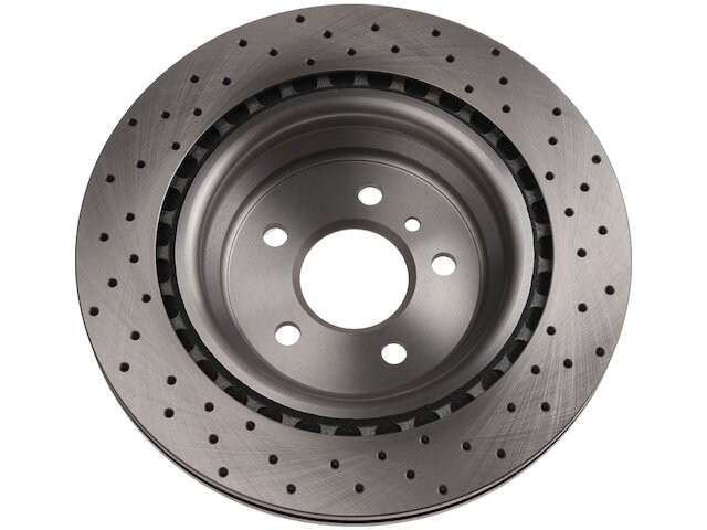 Rear Brake Rotor For 2015 Mercedes ML400 DM755PK OEF3 — 330mm; Drilled; Vented