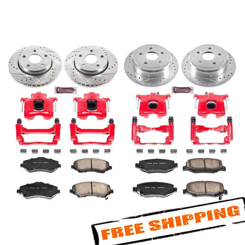 Power Stop 1-Click Z23 Evolution Sport Brake Kit for 18 Jeep Wrangler JK