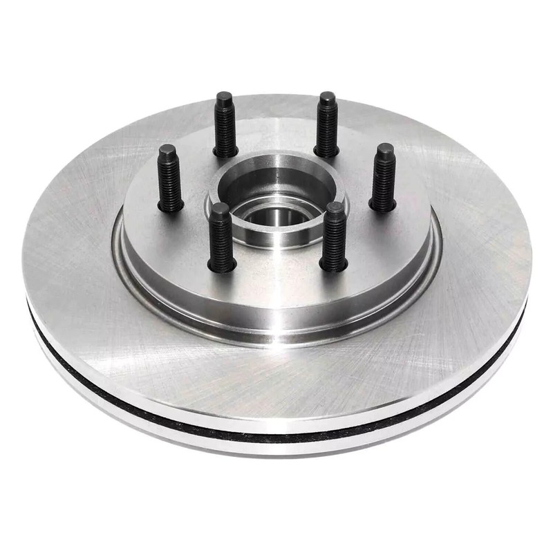 (1) Front Rotor & Hub Wheel Bearing For Ford 04-08 F150 2 Wheel Drive 6 Stud gallery