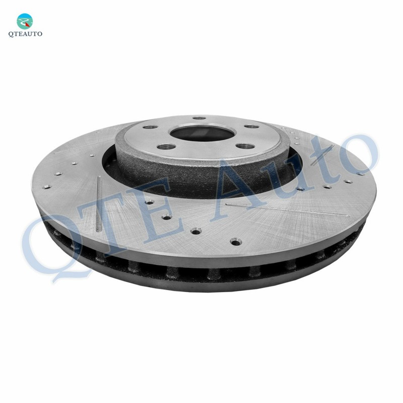Front Drilled Slotted Brake Disc Rotors 350mm For 2011-2020 Jeep Grand Cherokee gallery