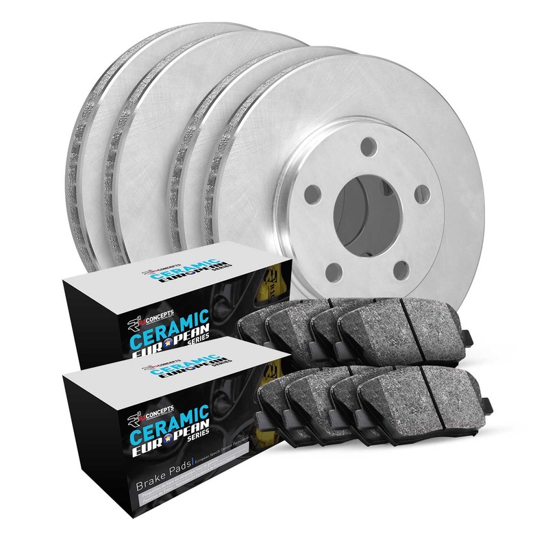 R1 Concepts Wftn2 54000 R1 Concepts Brake Rotor Blank With Euro Ceramic Pads