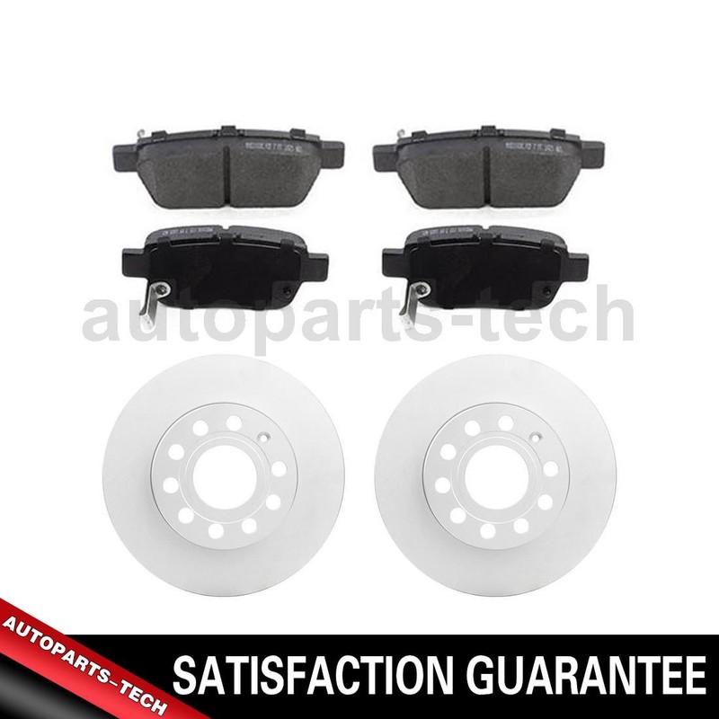 Brake Pad Brake Rotor Fits 2008-2009 Audi A3 2006-2012 Seat Altea