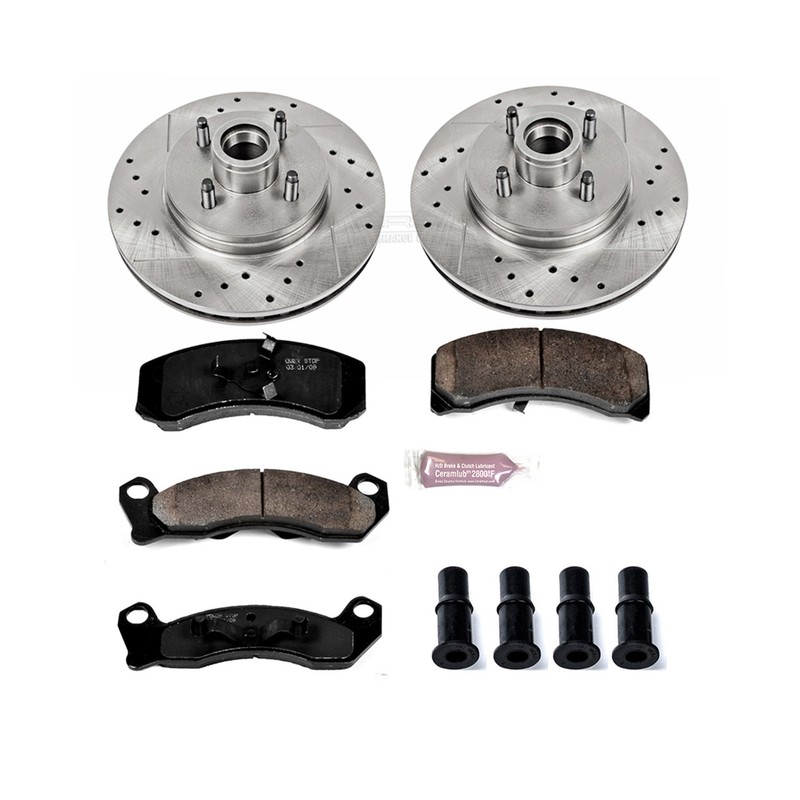 Power Stop for 87-93 Ford Mustang Front Z23 Evolution Sport Brake Kit
