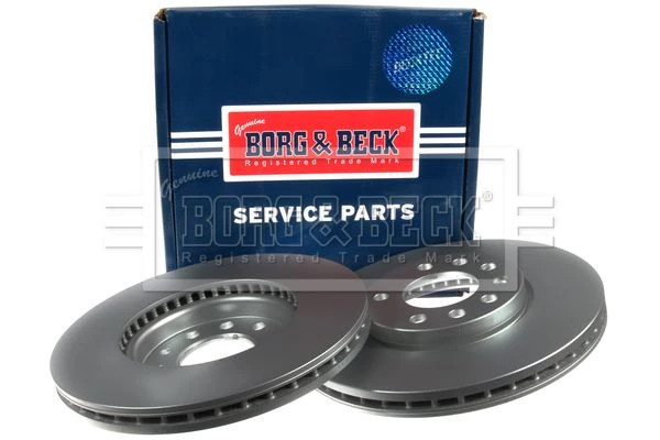 Borg & Beck BBD4318 Front Brake Discs Pair 285mm Vented Fits Cadillac Fiat Opel