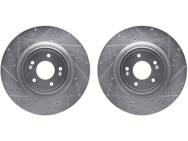 43PB79X Front Brake Rotor Set Fits 2018-2022 Kia Stinger 3.3L V6
