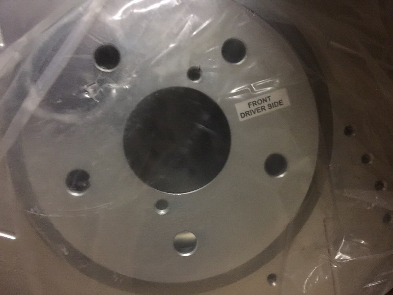 Powerstop Cross Drilled Slotted Front Brake Kit With Pads For Subaru Impreza gallery