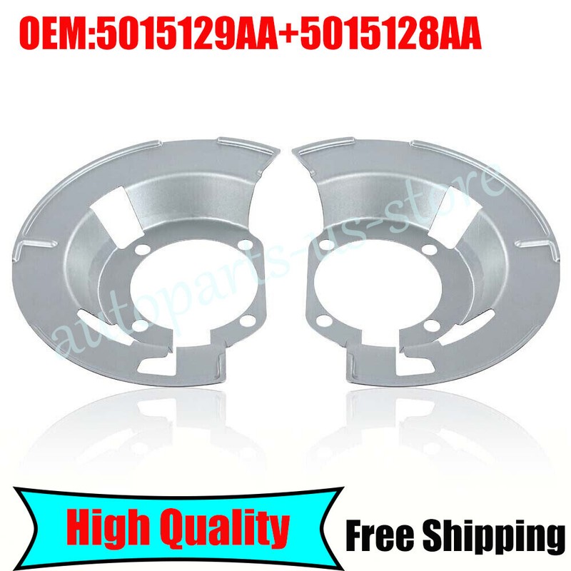 Left+Right Front Brake Dust Shield Cover Fit For 2000-2002 Dodge Ram 2500 3500