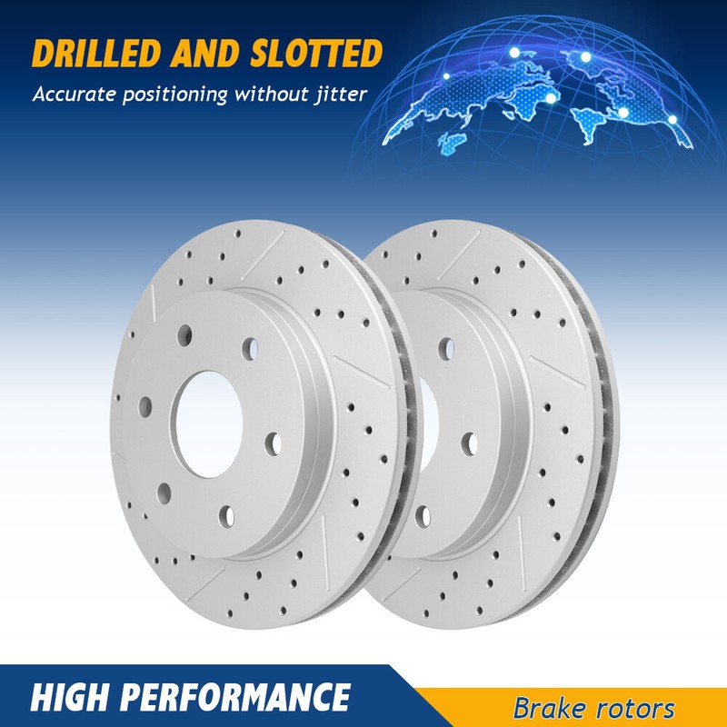 305mm Front Drilled Disc Brake Rotor For Escalade Silverado Sierra Yukon XL 1500
