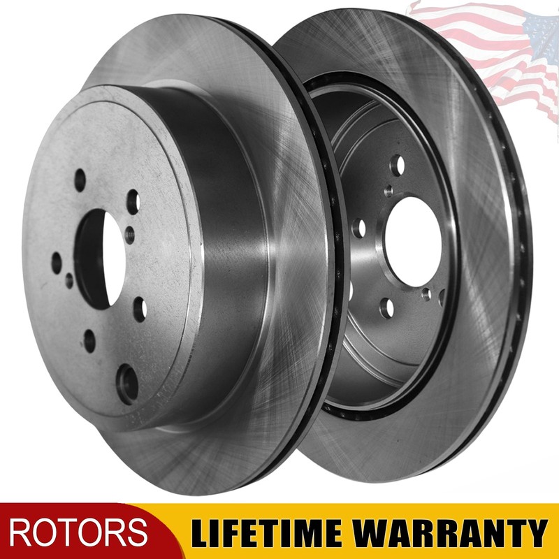 2pcs Rear Left & Right Disc Brake Rotors for Mini Cooper 2014-2019 1.5L 5 Lug