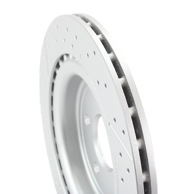 Hella Pagid 330mm Rear Drilled Disc Brake Rotor For Mercedes C117 X156 R172 gallery