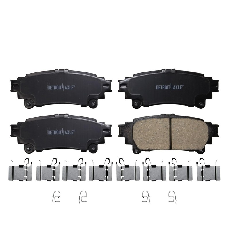 Rear Disc Rotors and Brake Pads for Toyota Highlander Sienna Lexus RX350 RX450h gallery