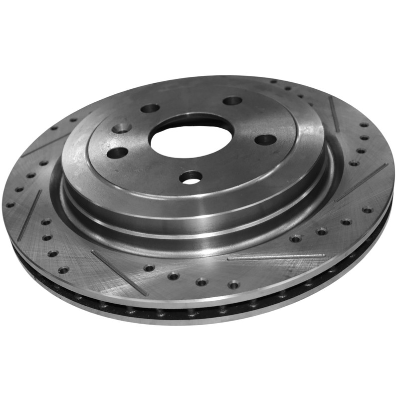 Rear Drilled Brake Rotors for Chevrolet Camaro 2010-2015 Cadillac CTS 08-19 gallery