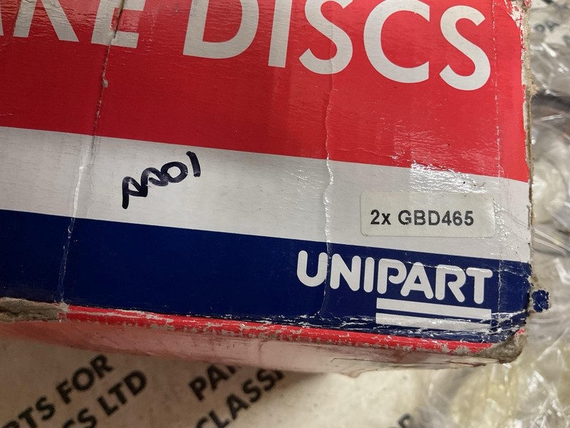 VW Golf Mk1 Mk2 Seat Ibiza MK2 Unipart Pair NOS Front 239mm Vented Brake Discs gallery